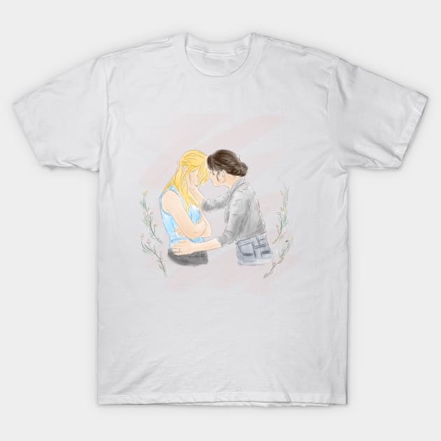 Dani and Jamie T-Shirt by SleepyInPsych